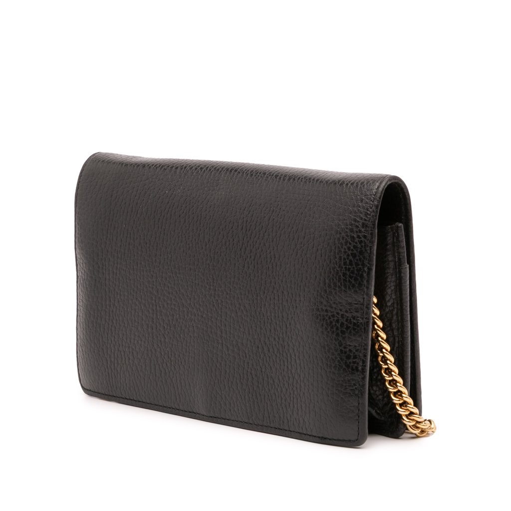 Gucci GG Marmont Leather Wallet On Chain - 2