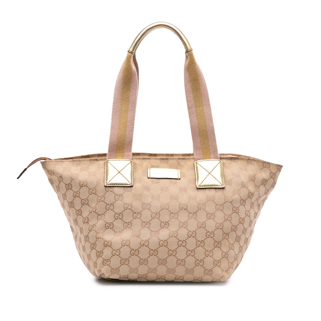 Gucci GG Canvas Web Tote