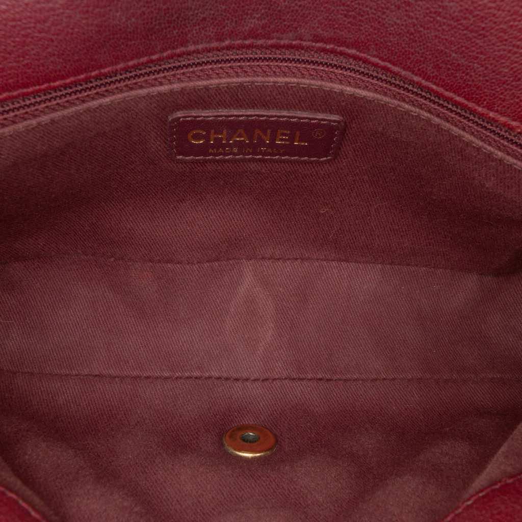 Chanel Paris-Salzburg Medium Patent Goatskin CC Eyelet Flap - 4