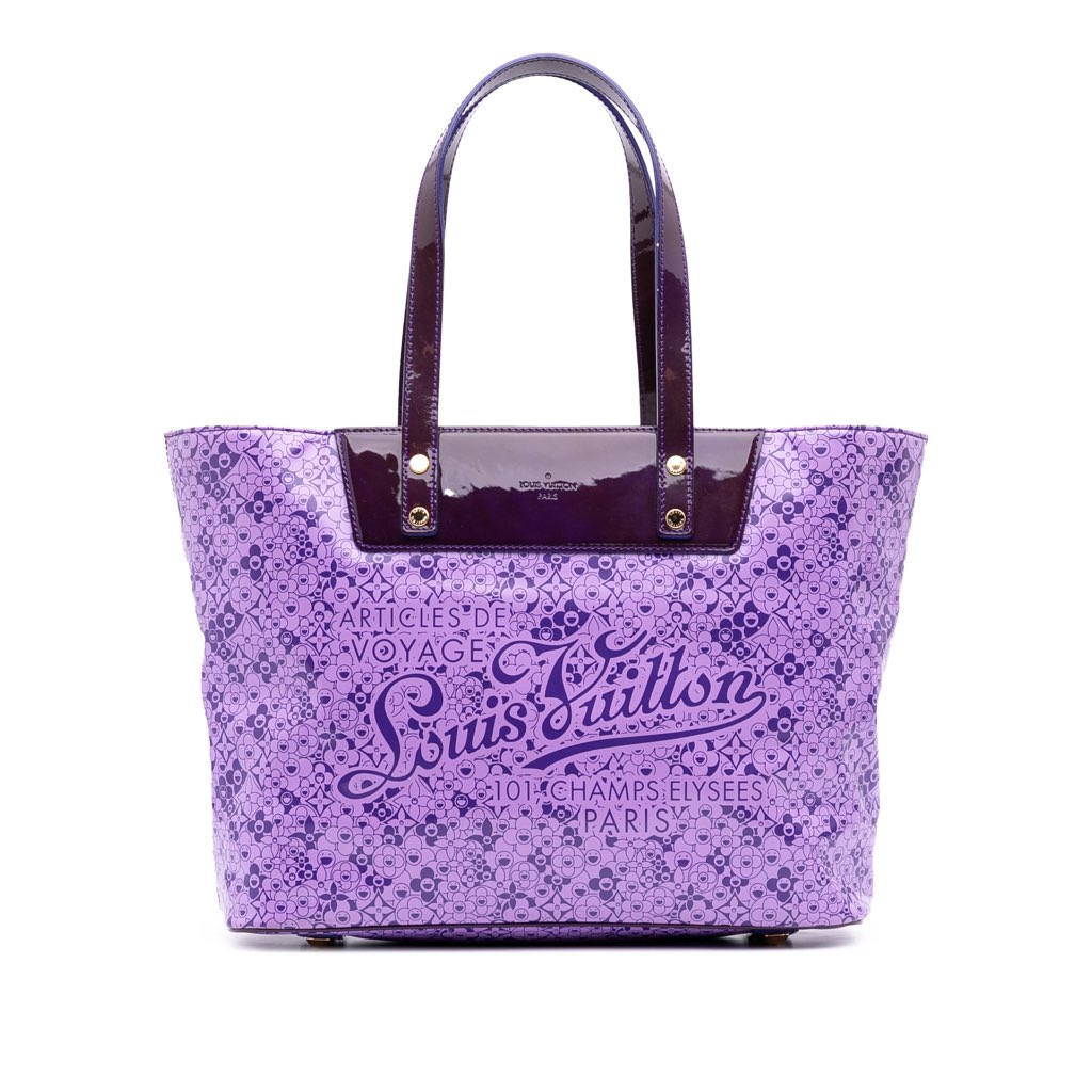 Louis Vuitton Takashi Murakami Coated Canvas Cosmic Blossom Tote PM