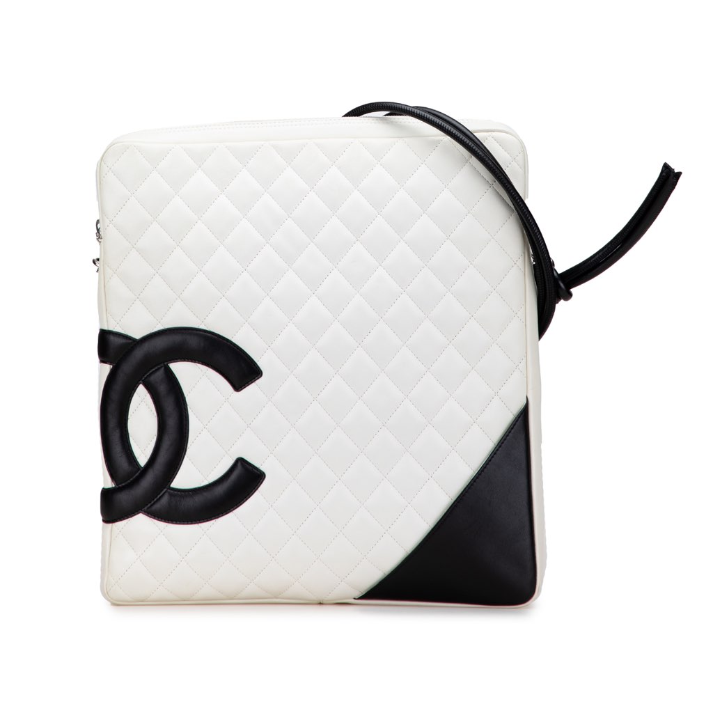 Chanel Maxi Lambskin Cambon Ligne Crossbody