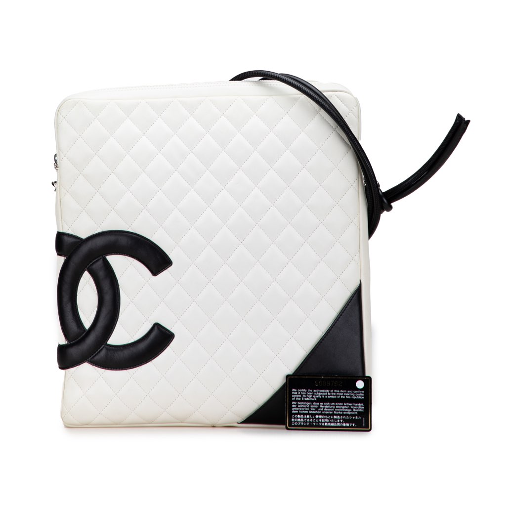 Chanel Maxi Lambskin Cambon Ligne Crossbody - Image 12