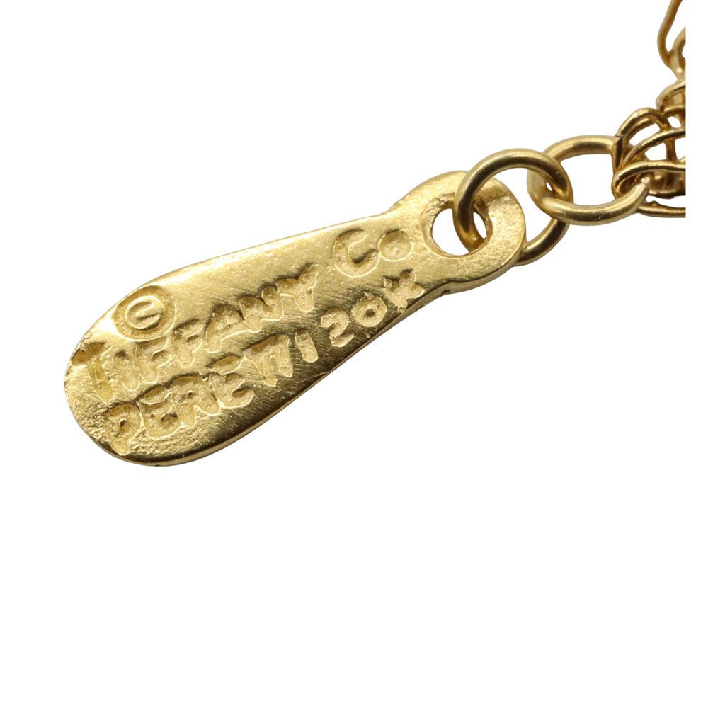 Tiffany & Co 20K Yellow Gold Elsa Peretti Mesh Chain Necklace - 4