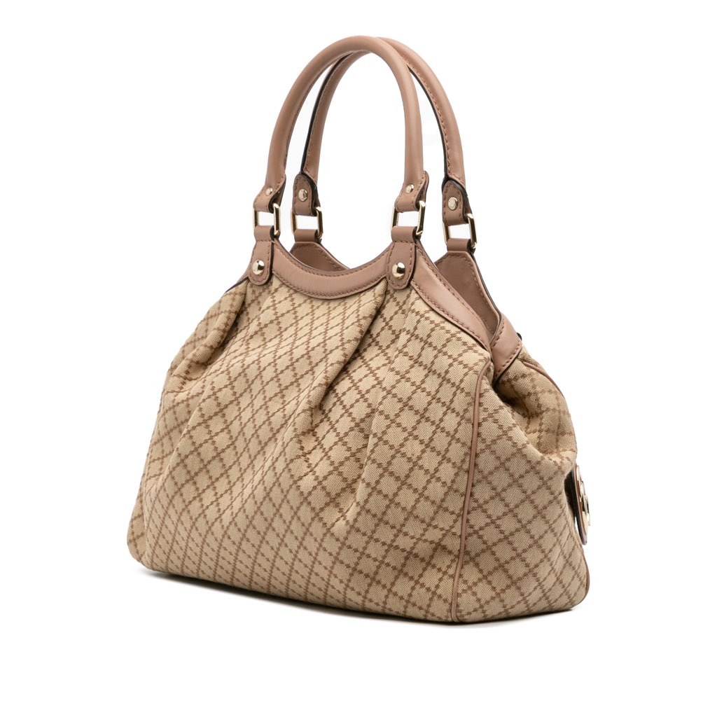 Gucci Medium Diamante Canvas Sukey Tote - 2