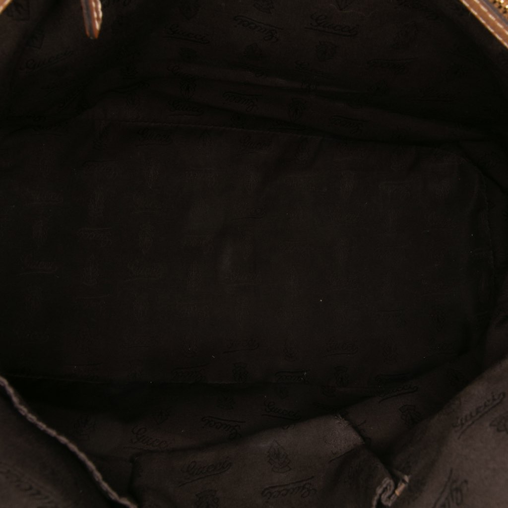 Gucci Medium GG Canvas Charm Dome Satchel - 4