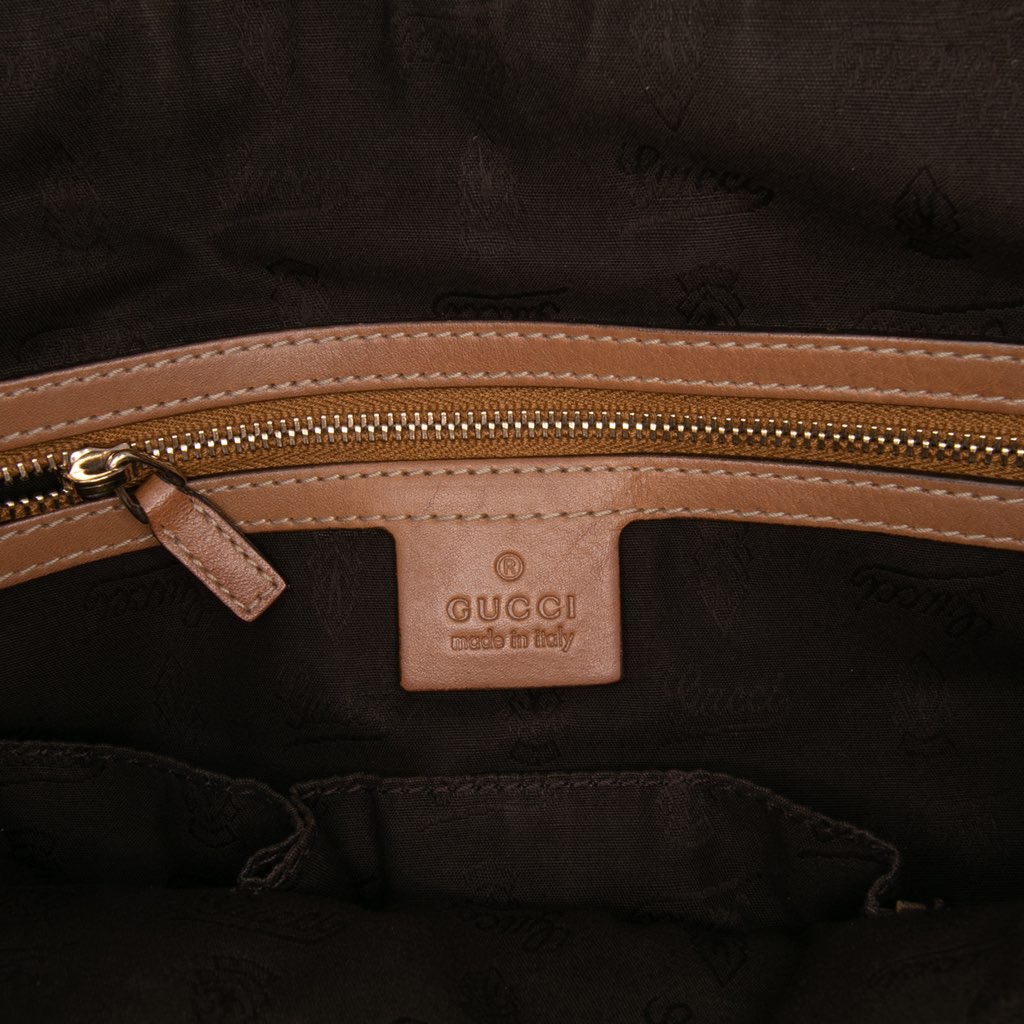 Gucci Medium GG Canvas Charm Dome Satchel - 5