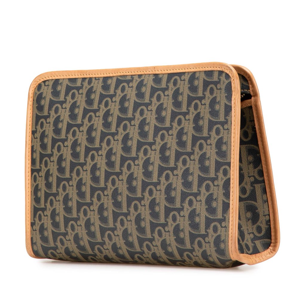 Dior Diorissimo Trotter Coated Canvas Clutch - 2