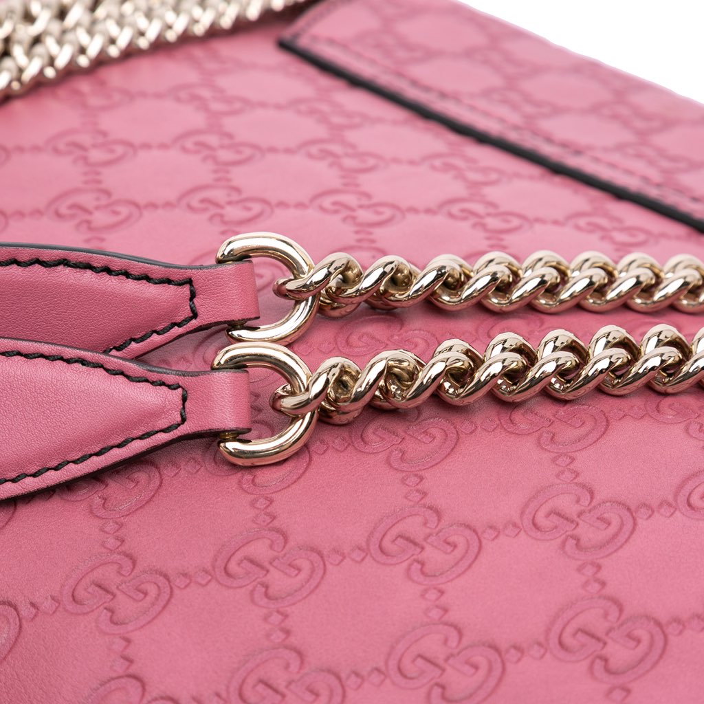 Gucci Large Guccissima Emily Shoulder Bag - Image 11