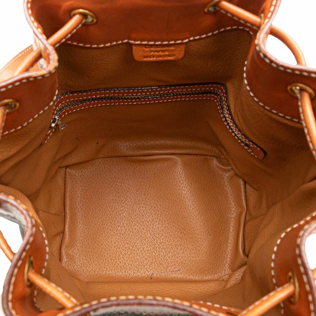 Celine Macadam Coated Canvas Drawstring Bucket Bag - 4