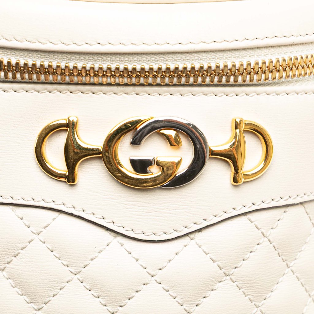 Gucci Calfskin Trapuntata Zumi Convertible Bag - Detail 2
