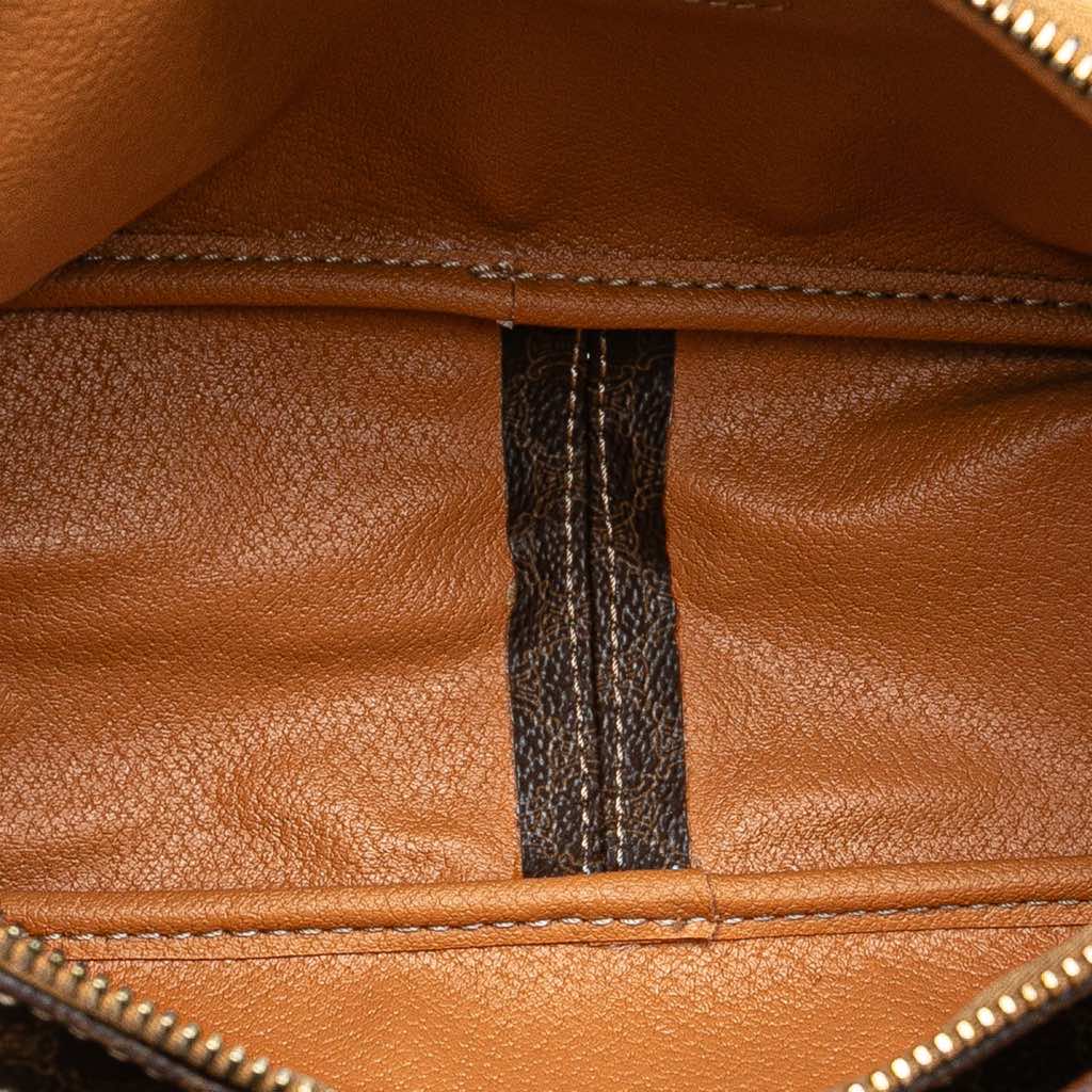 Celine Macadam Coated Canvas Satchel - 4