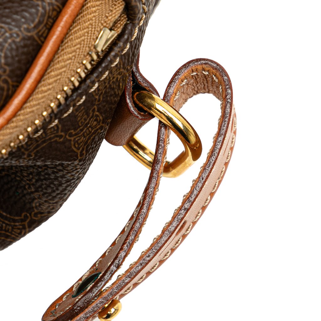 Celine Macadam Coated Canvas Satchel - Image 11