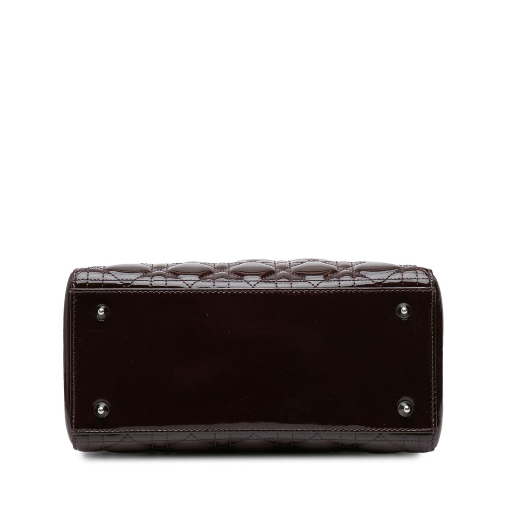 Dior Medium Patent Cannage Lady Dior - 3