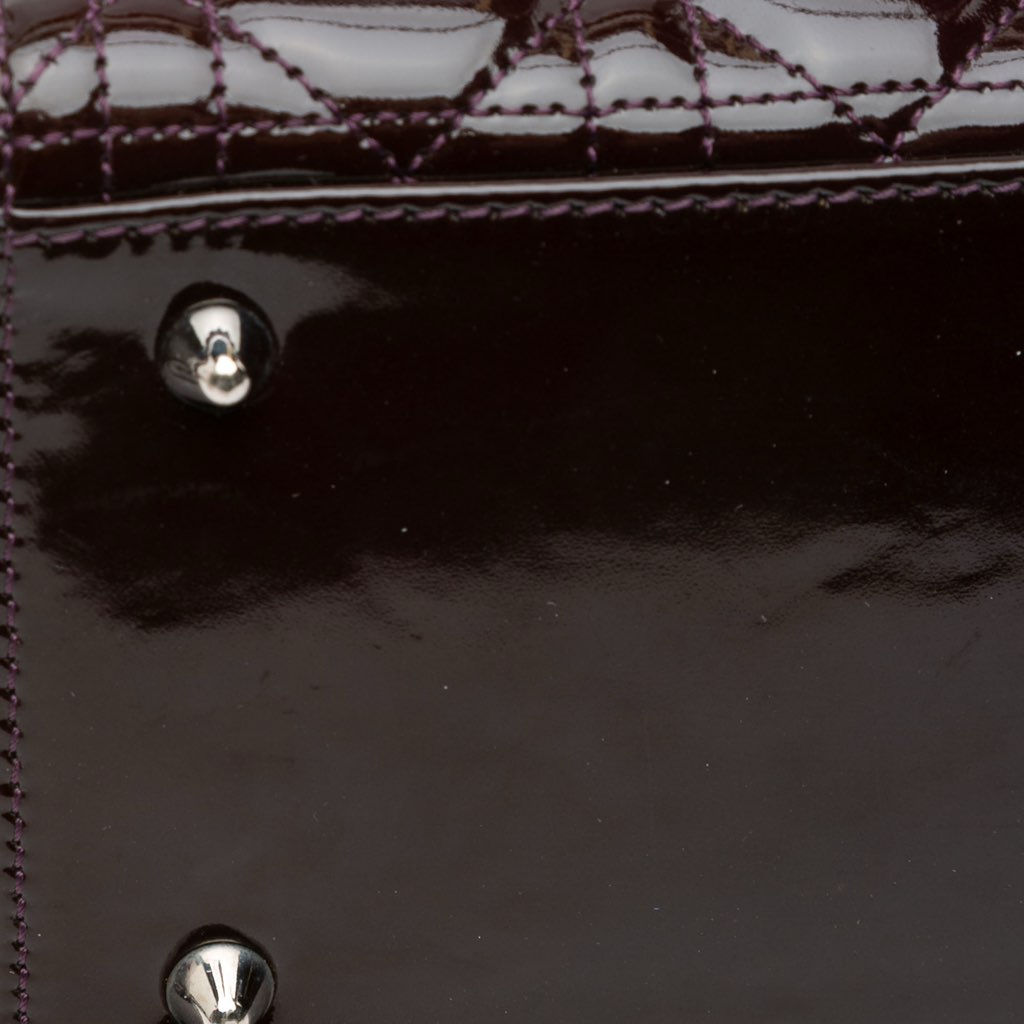 Dior Medium Patent Cannage Lady Dior - 5