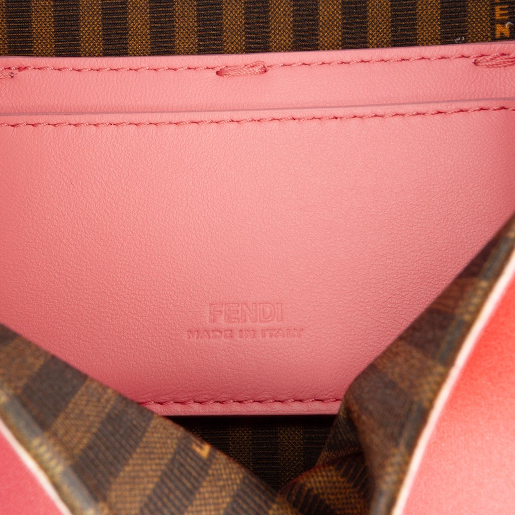 Fendi Satin Phone Pouch Baguette Satchel - Side view