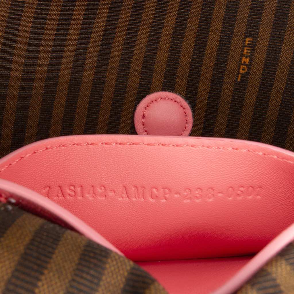 Fendi Satin Phone Pouch Baguette Satchel - Detail 1