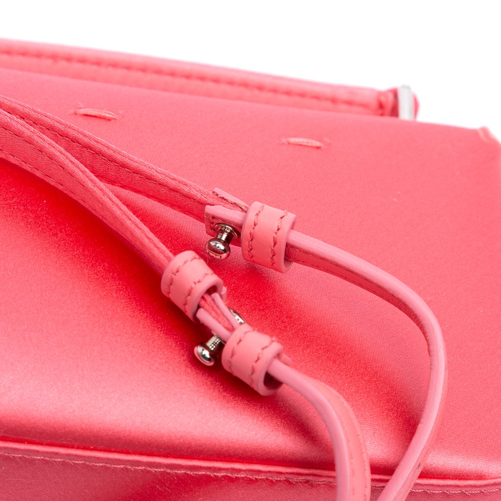 Fendi Satin Phone Pouch Baguette Satchel - Image 12