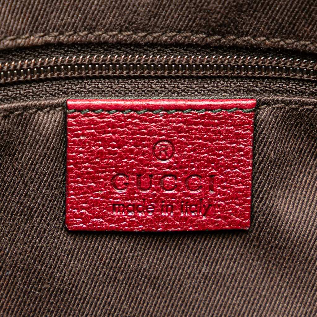 Gucci GG Canvas Boston Bag - Side view