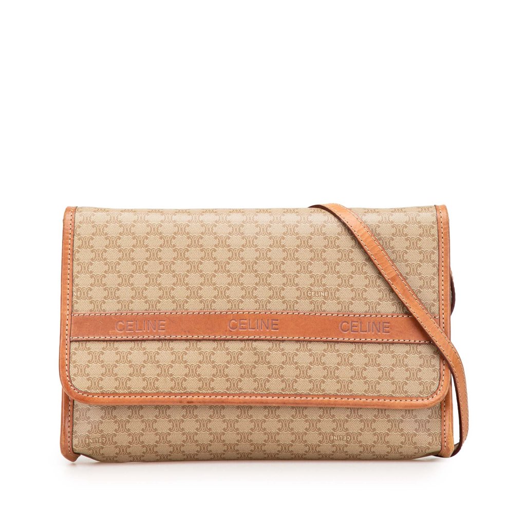 Celine Macadam Coated Canvas Crossbody