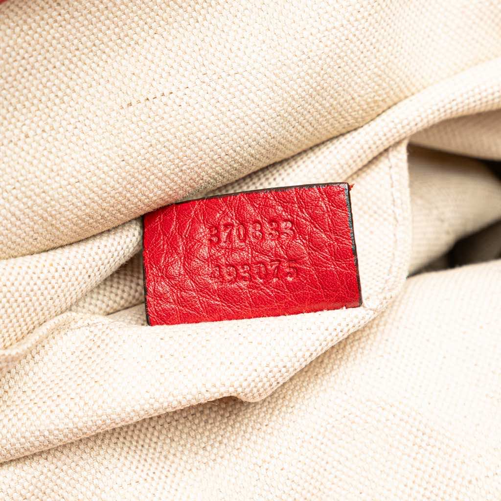 Gucci Leather Bamboo Tassel Backpack - Side view