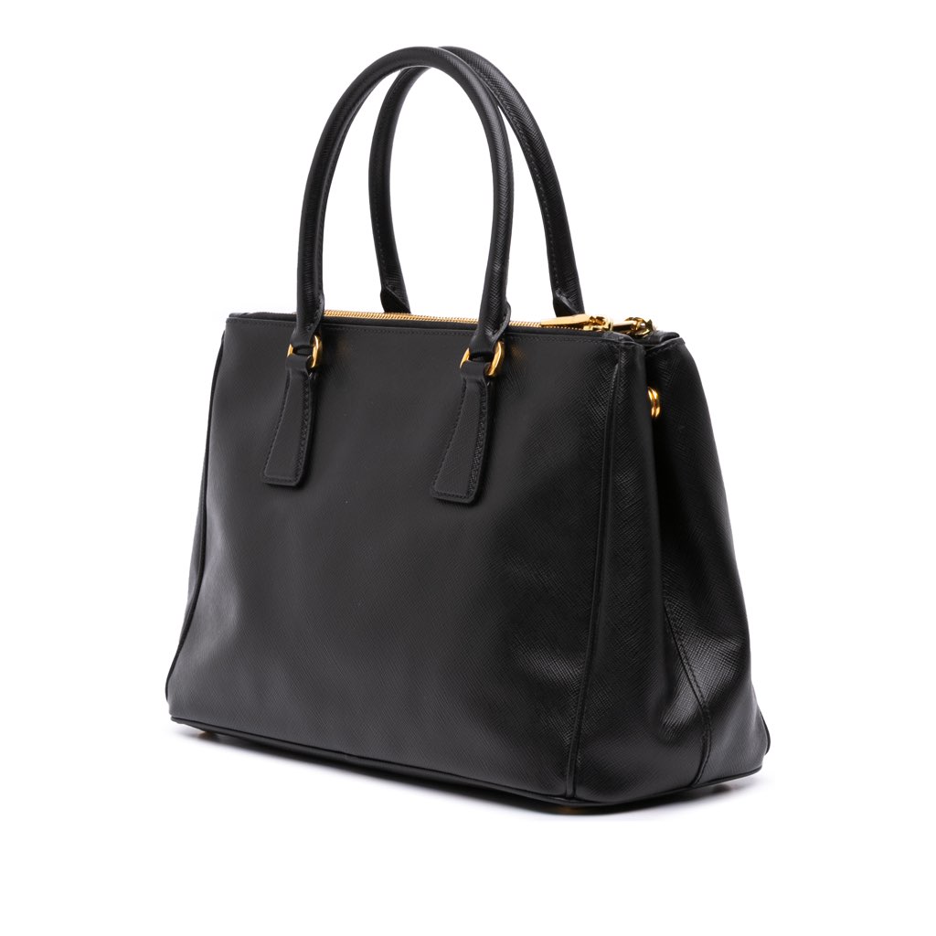 Prada Small Saffiano Lux Galleria Double Zip Satchel - 2