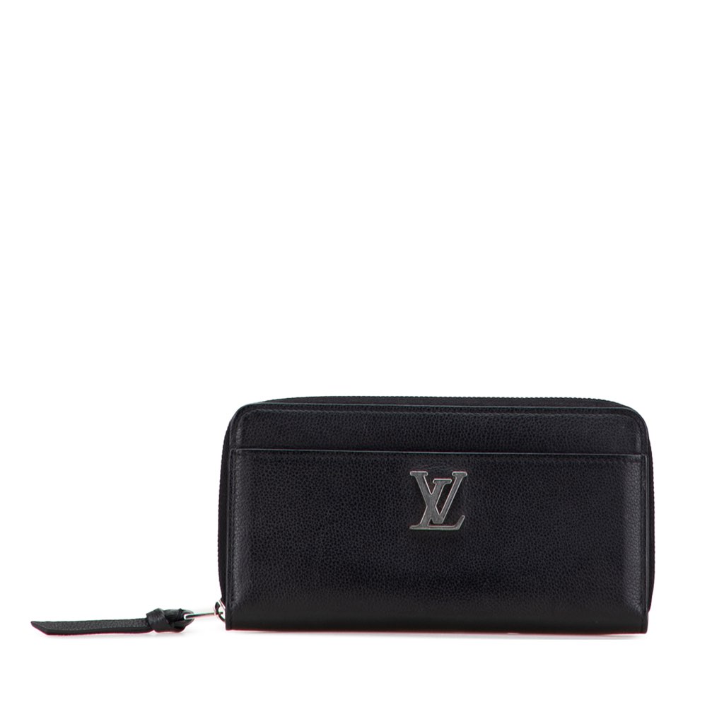 Louis Vuitton Leather Lockme Zippy Wallet