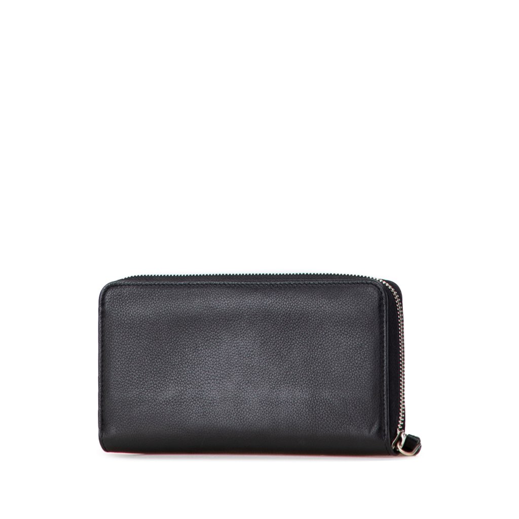 Louis Vuitton Leather Lockme Zippy Wallet - Back view