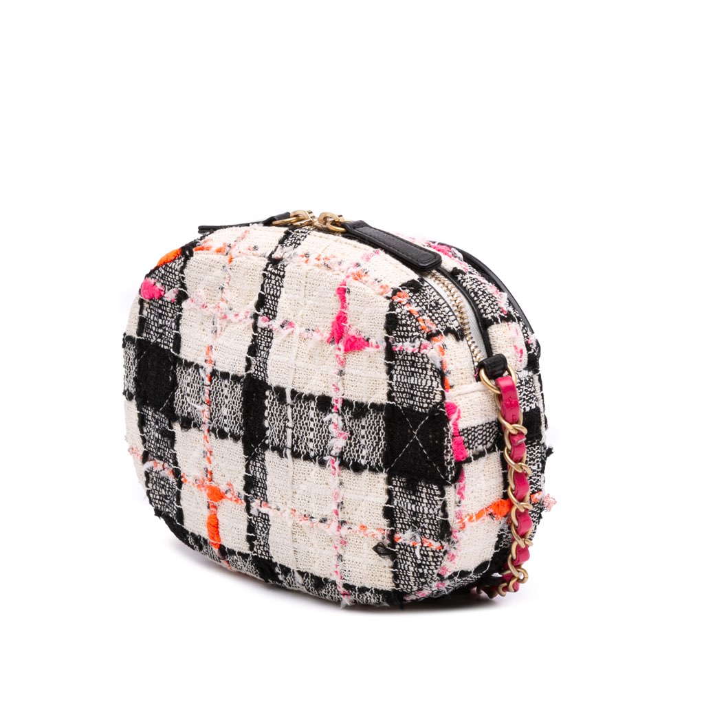 Chanel Tweed and Lambskin Coco Midnight Camera Bag - 2