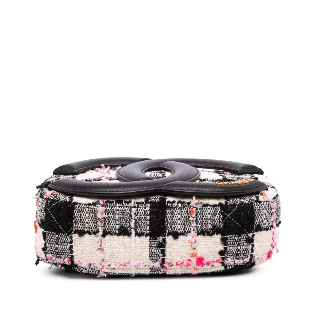 Chanel Tweed and Lambskin Coco Midnight Camera Bag - 3