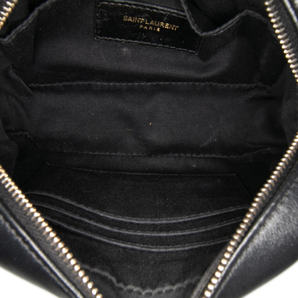 Saint Laurent Quilted Calfskin Tassel Lou Belt Bag - 4