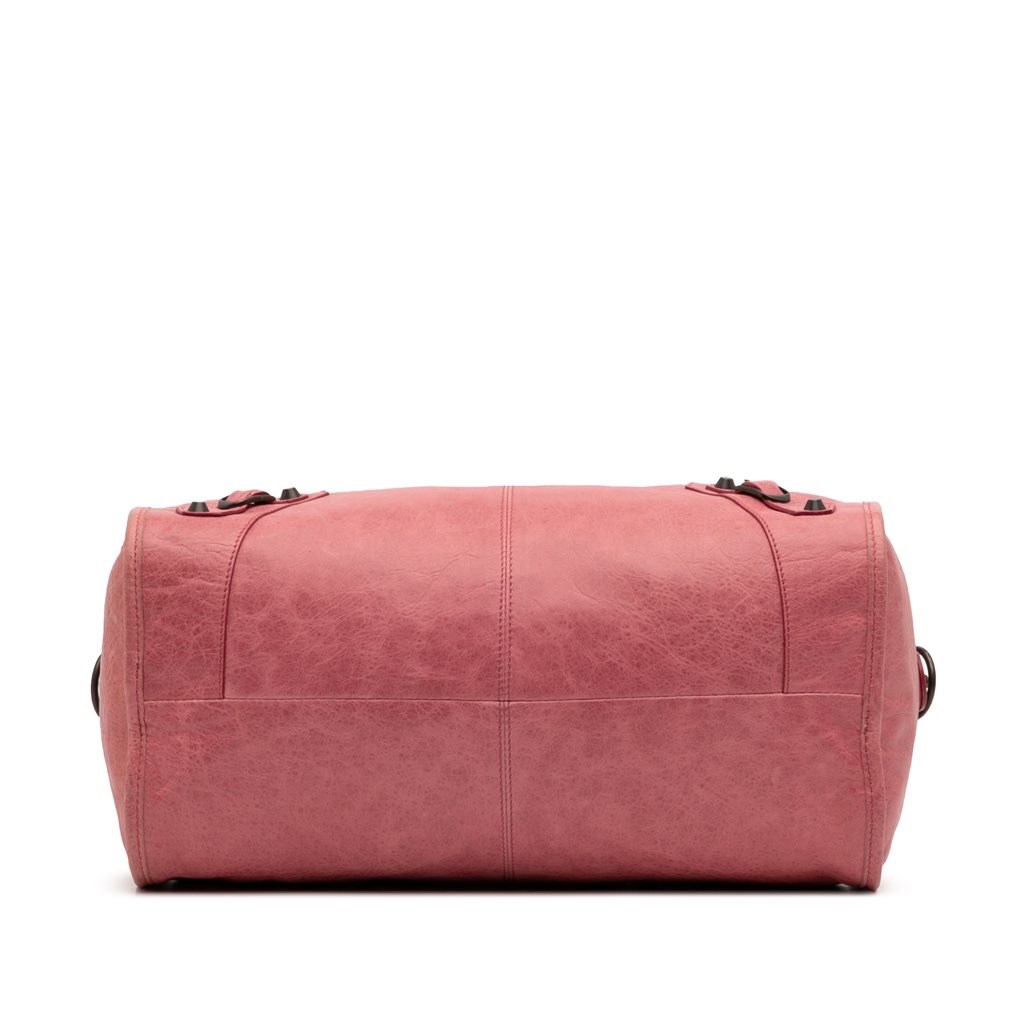 Balenciaga Maxi Lambskin Motocross Twiggy Satchel - 3