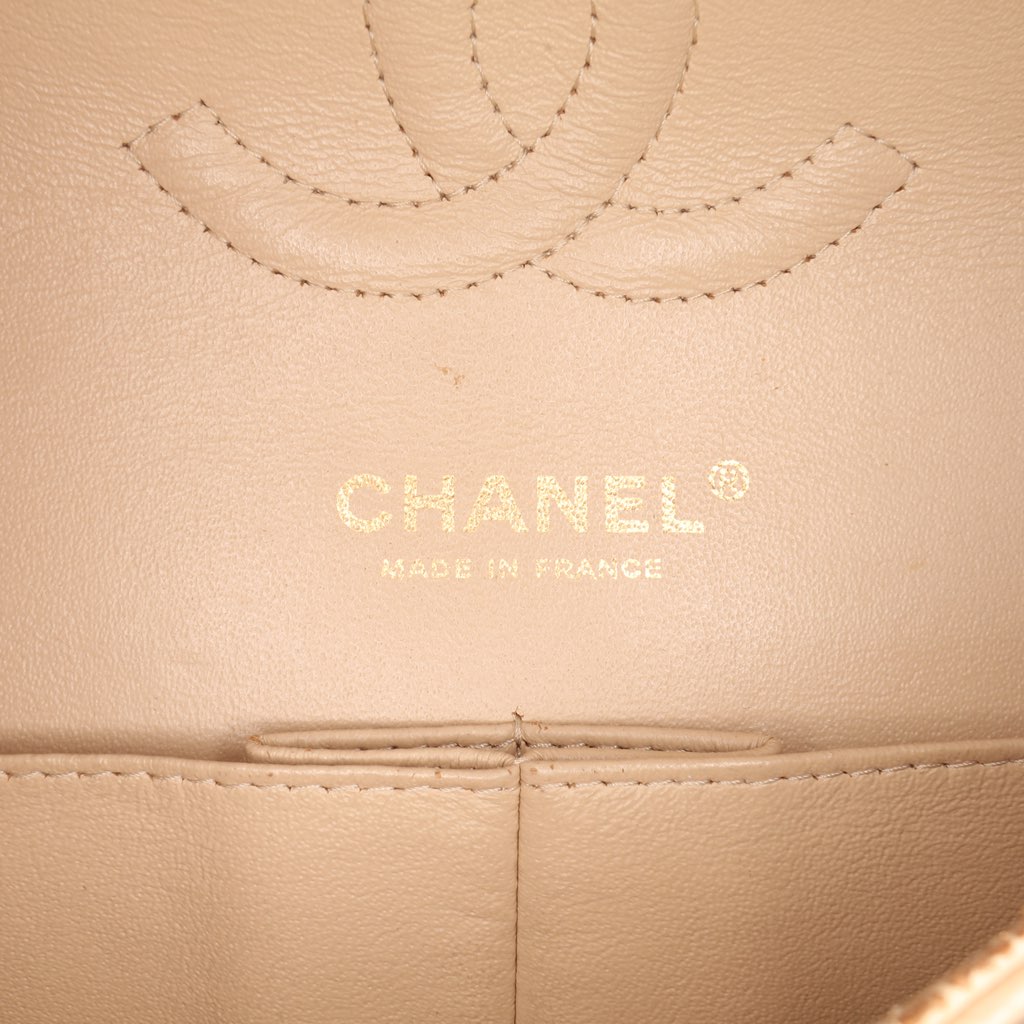 Chanel Medium Classic Caviar Double Flap - Side view