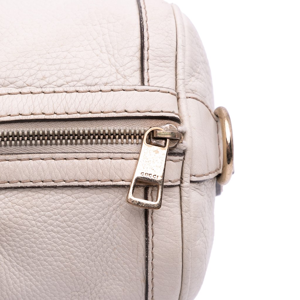 Gucci Medium Calfskin Web Joy Boston Bag - Detail 2