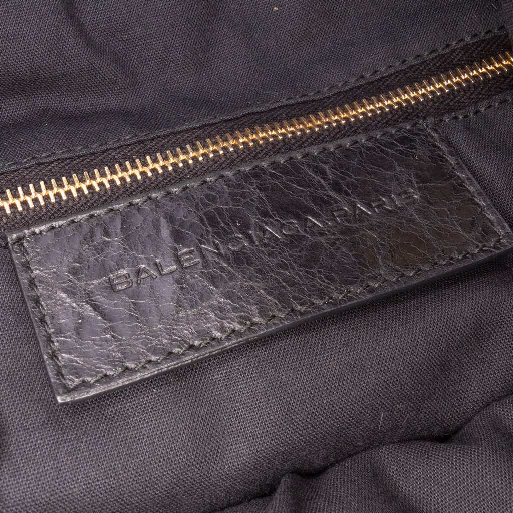 Balenciaga Mini Lambskin Motocross Pompon Giant 12 Bag - Side view