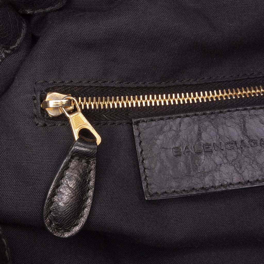 Balenciaga Mini Lambskin Motocross Pompon Giant 12 Bag - Detail 2