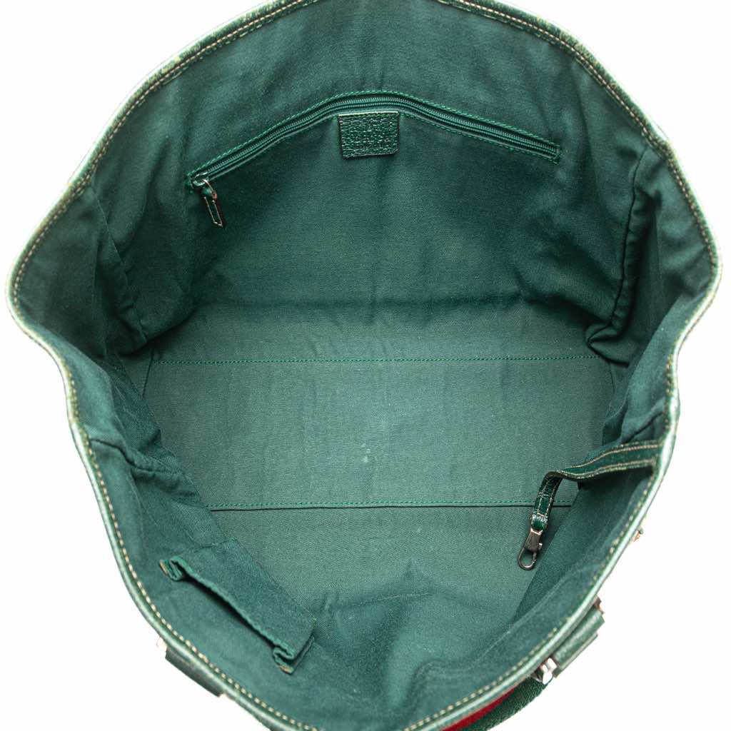 Gucci GG Canvas Web Pop Tote - 4