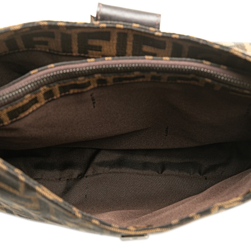Fendi Zucca Canvas Shoulder Bag - 4