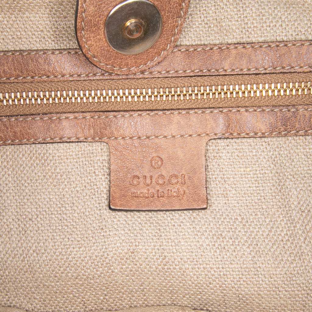 Gucci GG Canvas Bamboo Tassel Tote - 5
