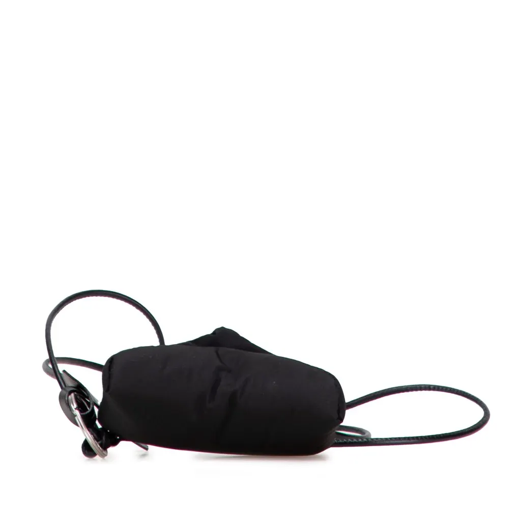 Saint Laurent Mini Nylon Cassandre Envelope Pouch Black Good - Inside View
