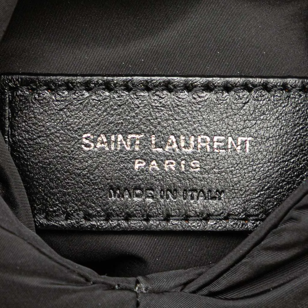 Saint Laurent Mini Nylon Cassandre Envelope Pouch Black Good - Box View
