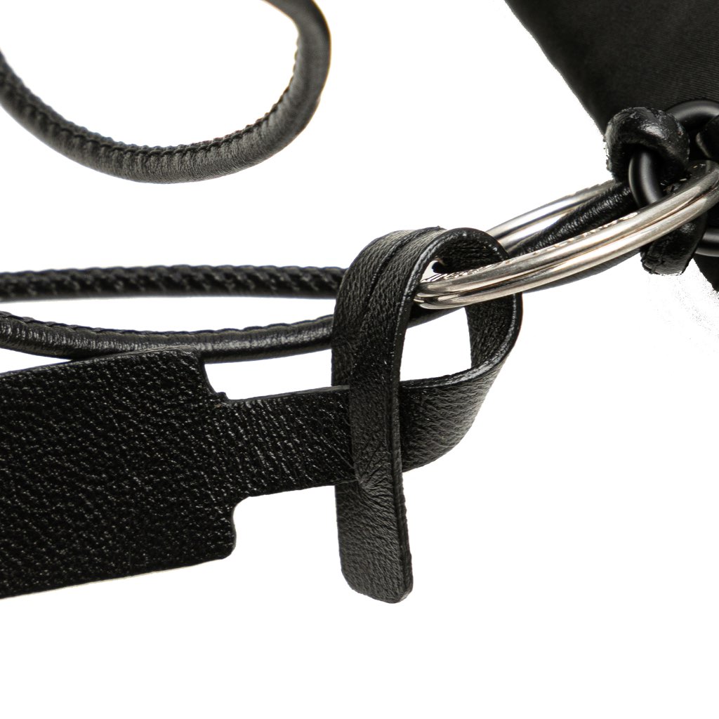 Saint Laurent Mini Nylon Cassandre Envelope Pouch - Image 10