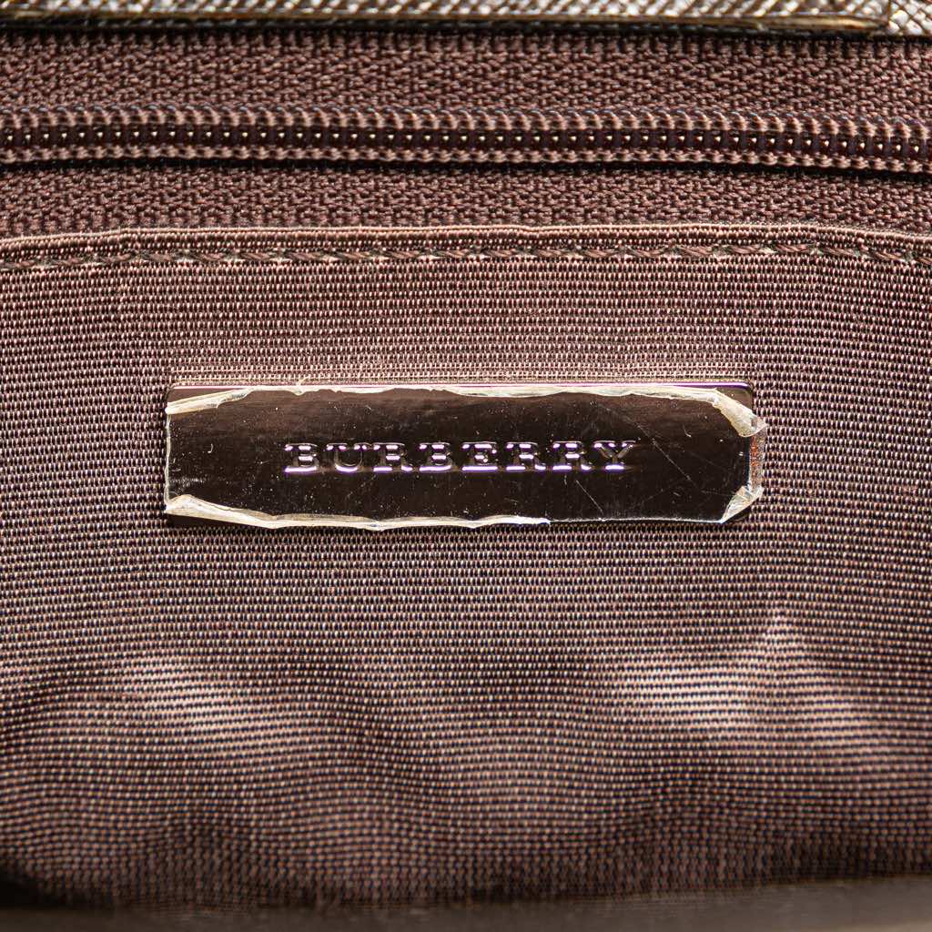Burberry House Check Canvas Handbag - Detail 1