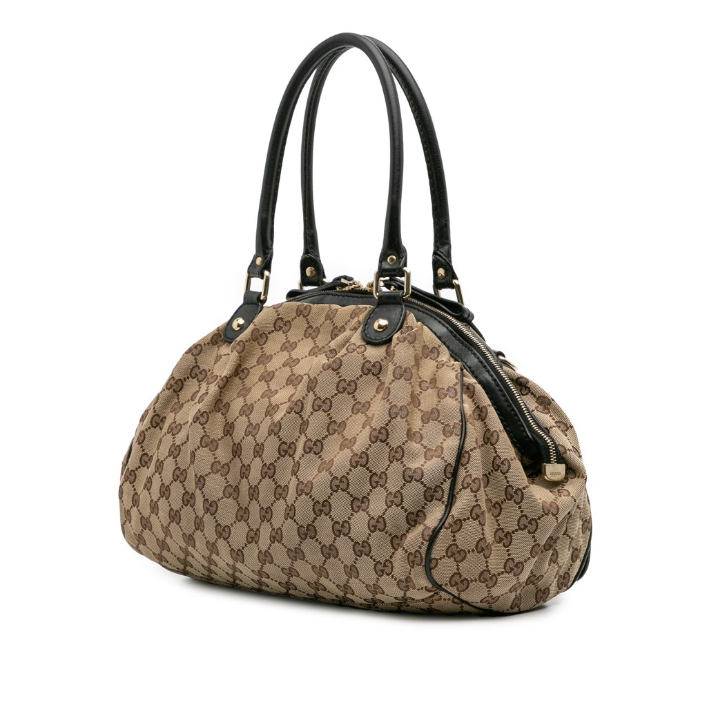 Gucci GG Canvas Sukey Satchel - 2