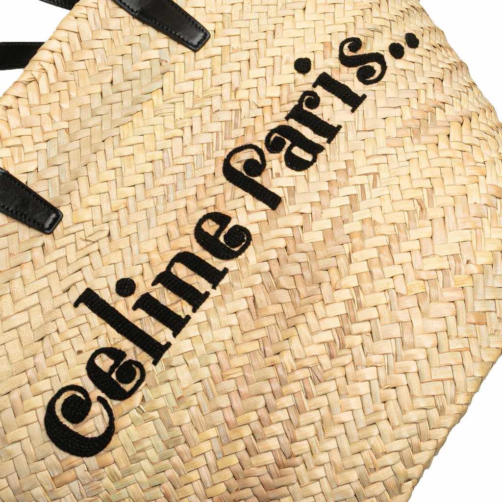 Celine Raffia Classic Panier Tote - Detail 2