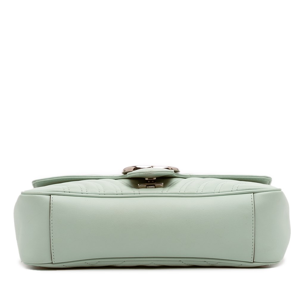 Gucci Small GG Marmont Matelasse Leather Flap Crossbody - Image 6