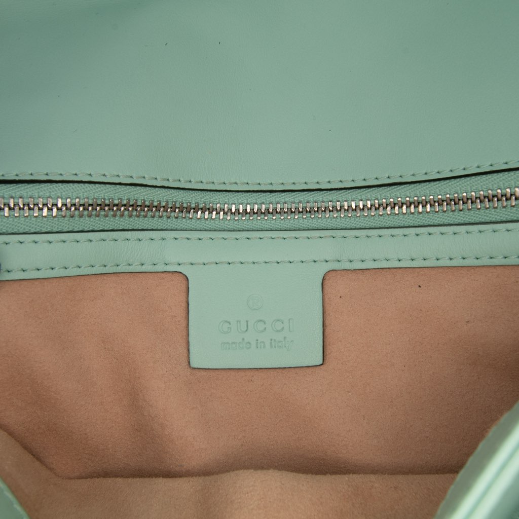 Gucci Small GG Marmont Matelasse Leather Flap Crossbody - Side view