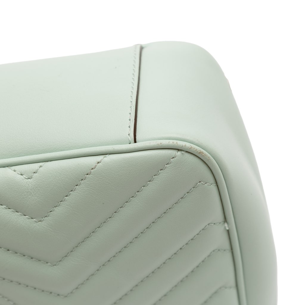 Gucci Small GG Marmont Matelasse Leather Flap Crossbody - Image 12