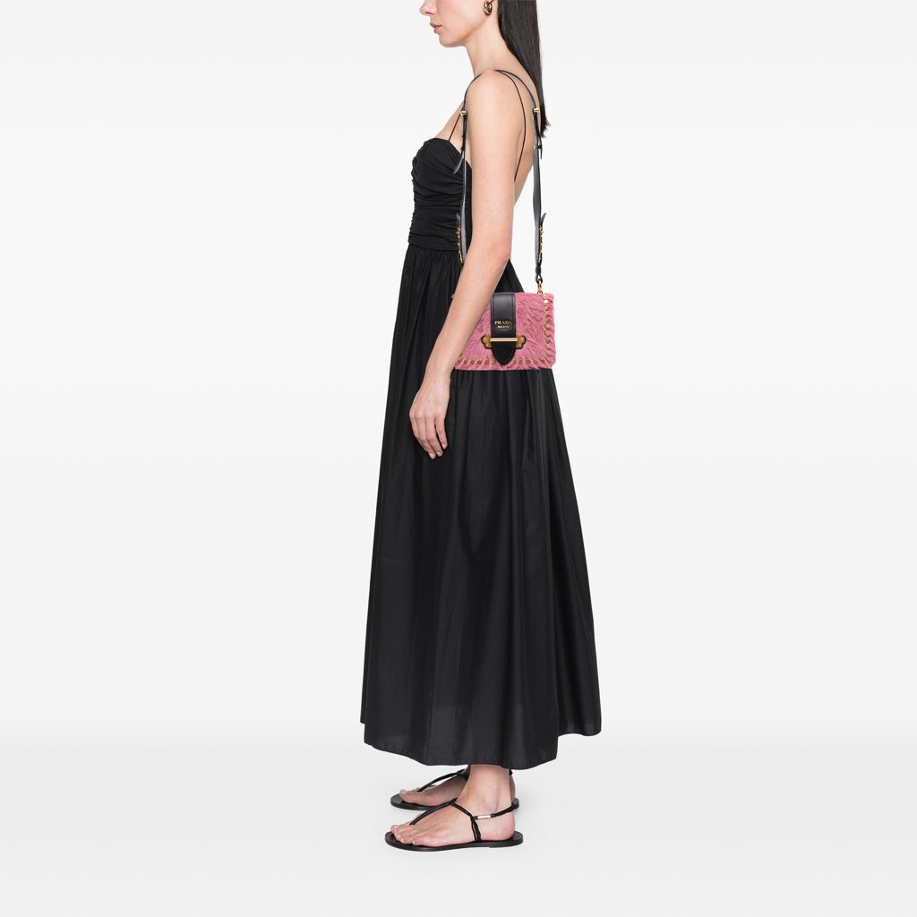 Prada City Calf Trimmed Cavallino Cahier Crossbody - Image 13