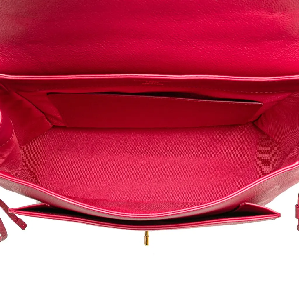 Louis Vuitton Calfskin Lockme PM Pink Leather Good - Model View