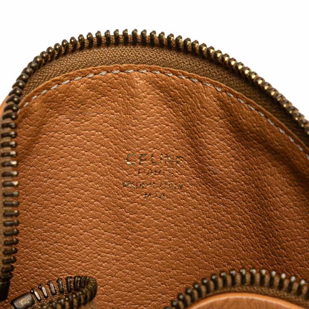 Celine Macadam Coated Canvas Pouch - Side view